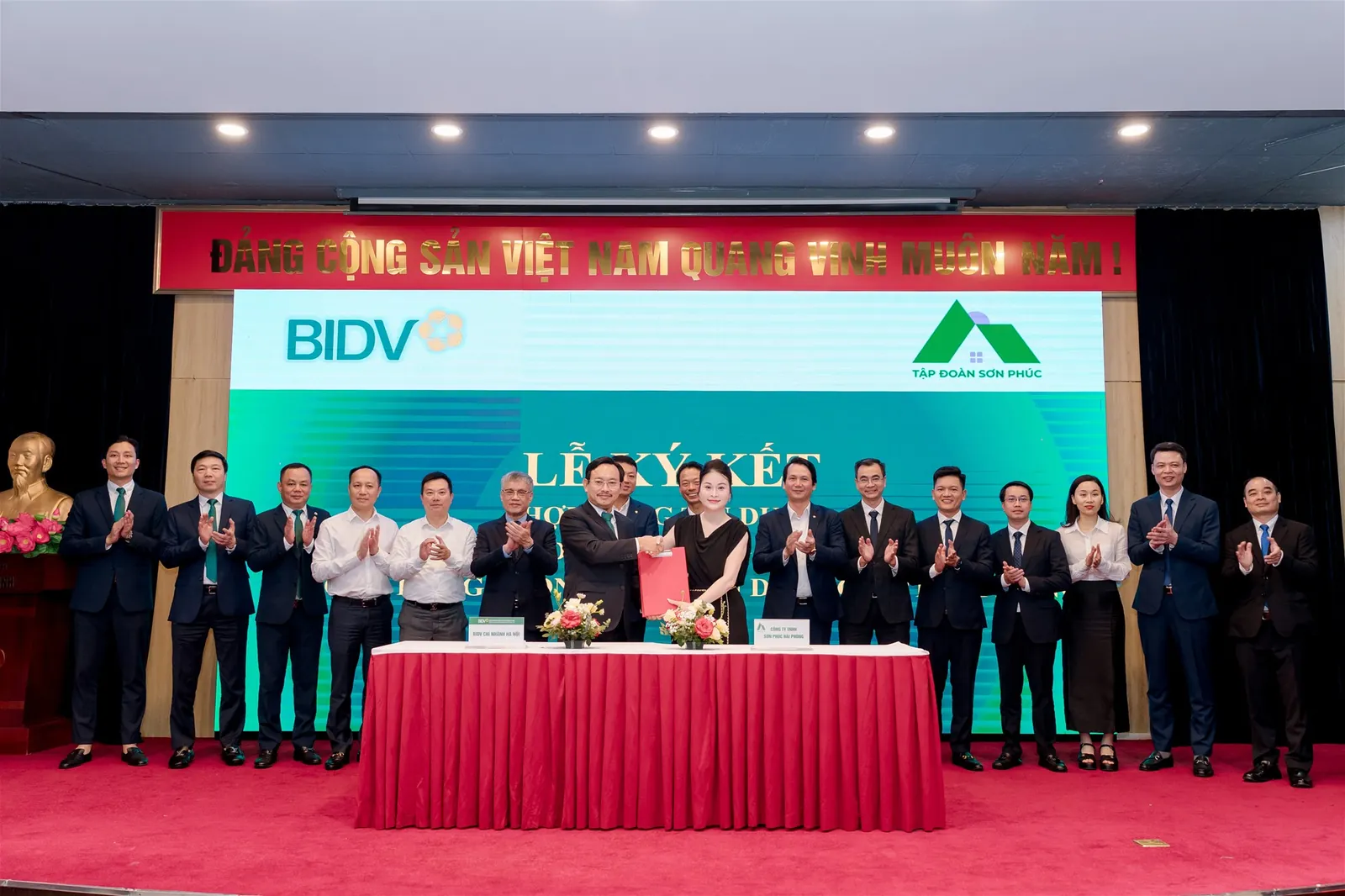 Tập đoàn Sơn Phúc và ngân hàng TMCP Đầu tư và Phát triển Việt Nam – Chi nhánh Hà Nội (BIDV Hà Nội) tổ chức lễ ký kết Hợp đồng tín dụng trị giá 1.080 tỷ đồng — ảnh 2