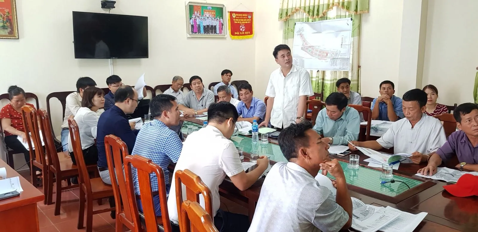 Buổi họp xin ý kiến về việc lập quy hoạch khu đô thị Sơn Phúc tại xã Đồng Sơn, thành phố Bắc Giang — ảnh 1