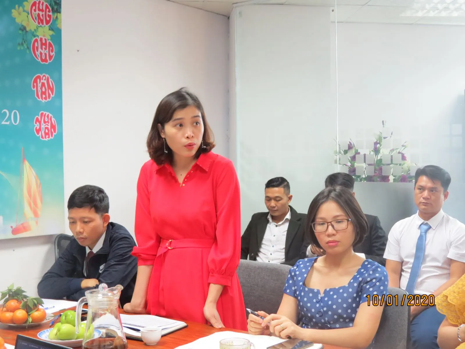 Trưởng các phòng ban báo cáo tổng kết năm 2019