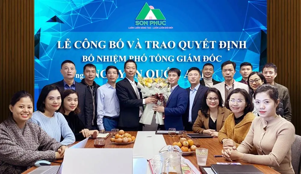 Lễ công bố quyết định bổ nhiệm phó tổng giám đốc Nguyễn Quốc Anh