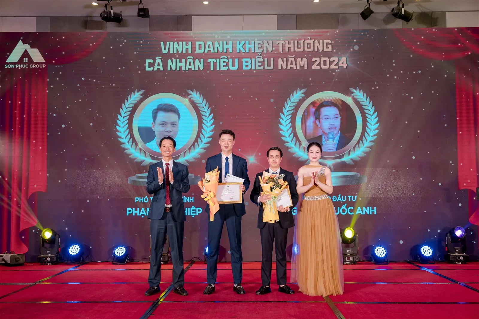 Nhân dịp này, Tập đoàn vinh danh và khen thưởng các Lãnh đạo, Quản lý và Cán bộ nhân viên có thành tích xuất sắc, tiêu biểu và vinh danh CBNV thâm niên 5 năm trở lên